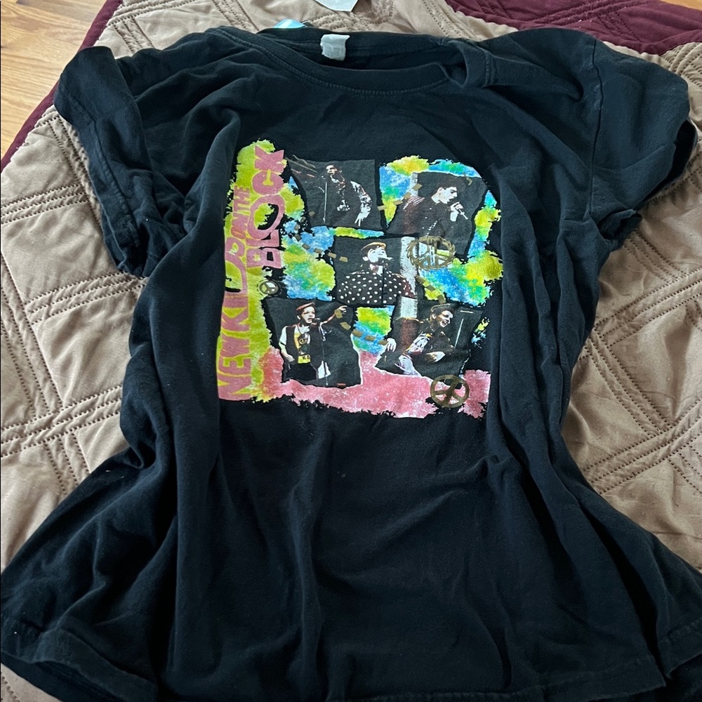 NKOTB Black Graphic Band Tee